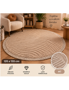 Okrugli tepih Ibiza 120 x 120 2